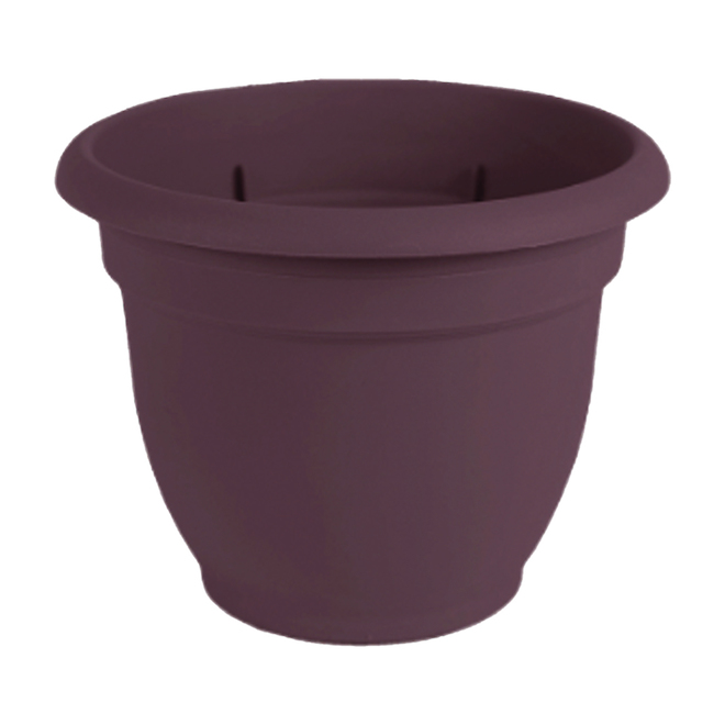 Pot à auto-irrigation Ariana de Bloem en plastique, 12 po x 10,1 po, merlot