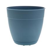 Bloem Dayton 1/Pack 8-in x 7.5-in blue Plastic Planter