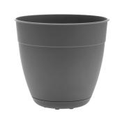 Jardinière Dayton Bloem de 12 po en plastique, charbon