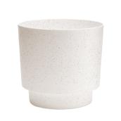 Jardinière Harlow Bloem de 14 po en plastique, vanille