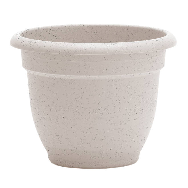 Bloem Ariana 10-in Vanilla Bean Round Self-Watering Planter