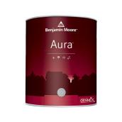 Benjamin Moore Aura - Waterborne Exterior Paint - 946 ml - Satin Finish - White