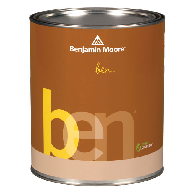 Peinture et apprêt Ben de Benjamin Moore, fini mat, 850 ml, base 4