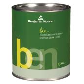 Interior Paint - Latex - White - Semi-Gloss Finish - 946 ml