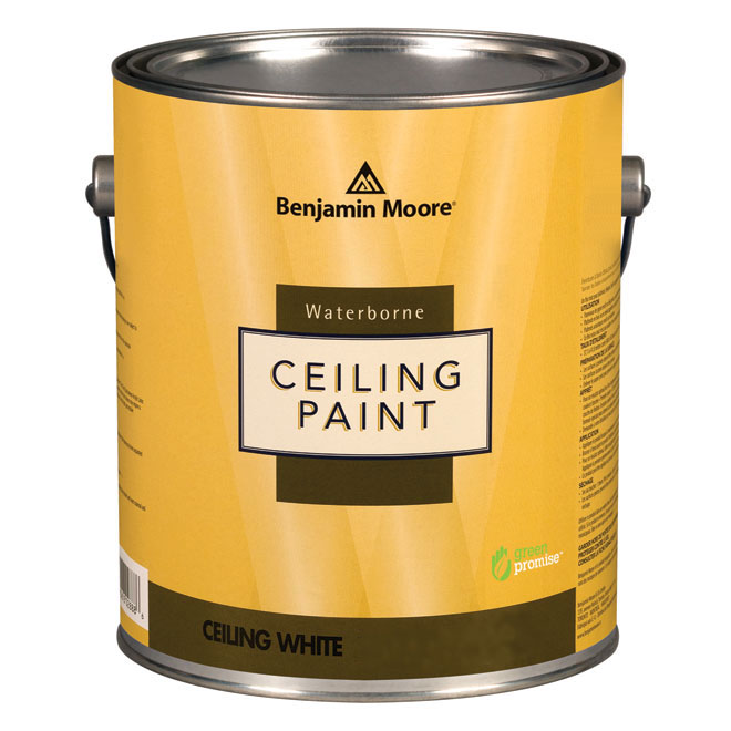 Benjamin Moore Waterborne Ceiling Paint - Ultra Flat Finish - 3.55-L - Base 2