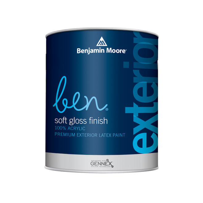 BENJAMIN MOORE Exterior Latex with Matte Finish Pearl White 946 ml