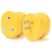 Adaptateur électrique Camco pour VR, 15 A, 125 V, jaune