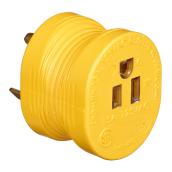 Camco Electrical Adapter for RV - 30/15 A - Yellow