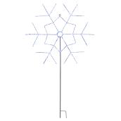 Lighted Snowflake - 320 Warm/Cool White Lights - 60 x 36''