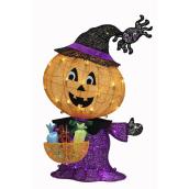 Citrouille illuminée Haunted Living, 32 po, 50 lumières DEL multicolores