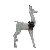 Biche illuminée Holiday Living à 70 lumières DEL, 49 po, blanc
