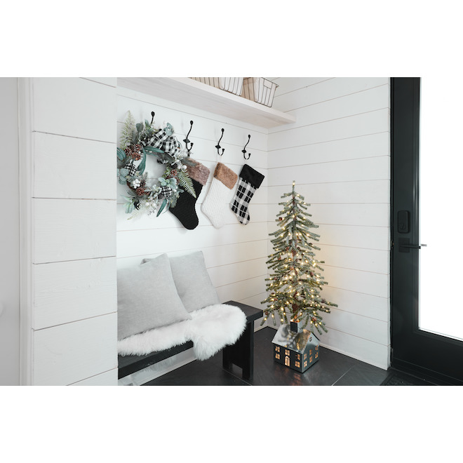 Holiday Living 4.5-ft Pre-Lit Potted Porch Tree