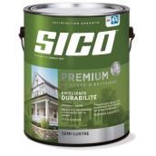 Peinture et apprêt d'extérieur Sico Premium, semi-lustré, blanc naturel, opaque, 3,78 L