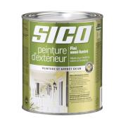 Peinture et apprêt d'extérieur Sico Premium, semi-lustré, base neutre, opaque, 875 ml