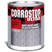 Sico Corrostop Anti-Rust Enamel Brush-On Paint - Metal Corrosion Protection - Gloss - Medium Blue - 946 ml