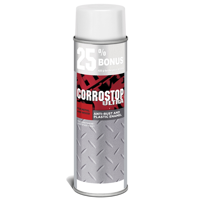 Sico Corrostop Ultra Anti-Rust Aerosol Spray Paint - Green - Gloss - Alkyd-based - 340 g