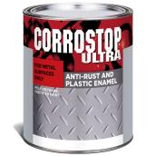 Sico Corrostop Ultra Anti-Rust and Plastic Paint - Alkyd Based - Flat Brown - 946-ml
