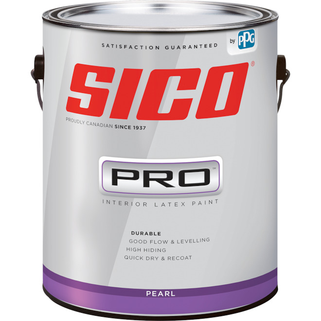 SICO Pro Interior Paint Base - Latex - Pearl Finish - 3.7-L - Base 1