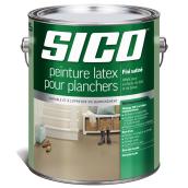 Peinture latex acrylique et polyuréthane pour plancher de bois et de béton Sico, fini satiné, base neutre, 3,5 L