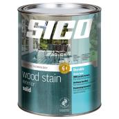 Sico Exterior Solid Wood Stain - White - Satin - Water-Based - 946mL