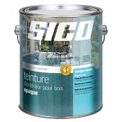 Teinture d'extérieur pour bois Sico, à base d'eau, blanc, 3,78 L