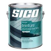 Teinture opaque pour bois d'extérieur Sico, formule à l'acrylique, base blanche, satiné, 3,78 L