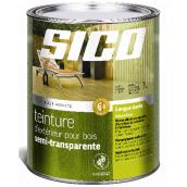 Teinture d'extérieur à base d'eau pour bois Sico, semi-transparent, naturel, 927 ml
