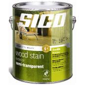 Sico Exterior Water-Based Wood Stain - Semi-Transparent - Natural - Satin - 3.78-L
