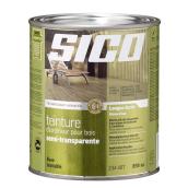 Teinture d'extérieur à base d'eau pour bois Sico, semi-transparent, base à teinter, satiné, 946 ml