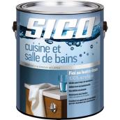 Bas de peinture cuisine/salle de bains, Sico, 3,7 l, lustre doux, base 5
