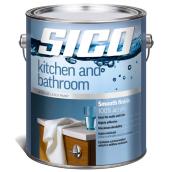 SICO Kitchen and Bathroom 100% Acrylic Latex Paint - Smooth Gloss Finish - 3.7-L - Base 5
