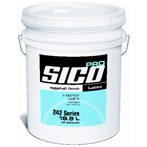 SICO Pro Interior Latex Paint - Eggshell Finish - 18.9-L - Base 3