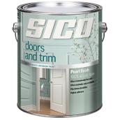 SICO Interior Paint for Doors and Trim - 100% Acrylic Latex - Pearl Finish - 946-ml - White