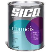 SICO Chamois Interior Paint - 100% Acrylic Latex - Yellow Tinted Base - Soft Gloss Finish - 1-L