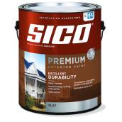 Sico Premium Paint and Primer for Exterior Wood - Flat - Pure White - Opaque - 3.78 L