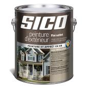 Peinture et apprêt d'extérieur pour bois Sico, satiné, base neutre, opaque, 3,78 L