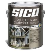 Peinture et apprêt d'extérieur pour bois Sico, satiné, base jaune, opaque, 3,78 L