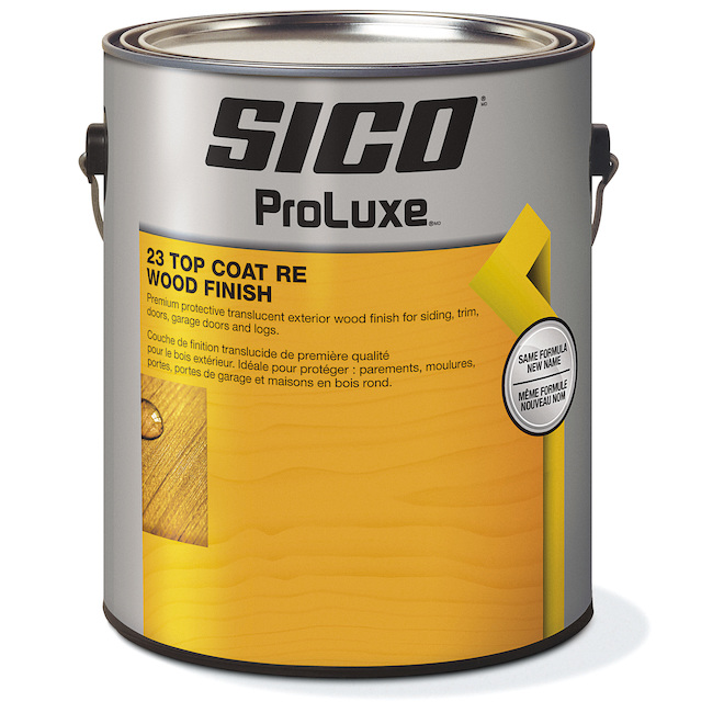 SICO Sikkens Proluxe Siding and Logs Top Coat Wood Finish Transparent