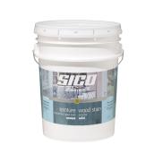 Sico Water-Based Exterior Wood Stain - Solid - White - Satin - 18.9-L