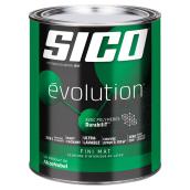 Peinture et apprêt d'intérieur SICO Evolution au latex, fini mat, 946 ml, blanc pur