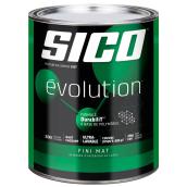 Peinture et apprêt d'intérieur SICO Evolution au latex, fini mat, 946 ml, base 1