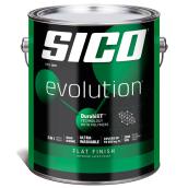 SICO Evolution Flat Finish Medium-Base Interior Latex Paint and Primer - 3.78-L