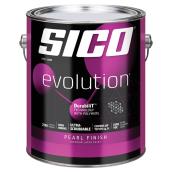 SICO Evolution Interior Paint and Primer - Pearl Finish - 3.78-L - Pure White