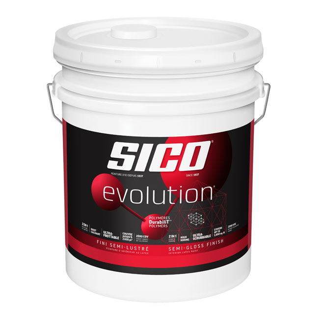 Sico Evolution Paint Base and Primer Base 1 18.9 L SemiGloss RONA