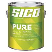 Peinture auto-apprêtante SICO Pure au latex, fini mat, 3,78 L, base neutre