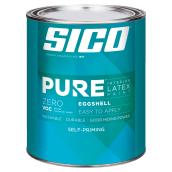 SICO Pure Interior Latex Paint - Velvet/Eggshell Finish - 946 ml - Tintable White