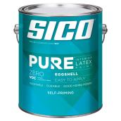 SICO Pure Interior Latex Paint - Velvet/Eggshell Finish - 3.78-L - Medium Base