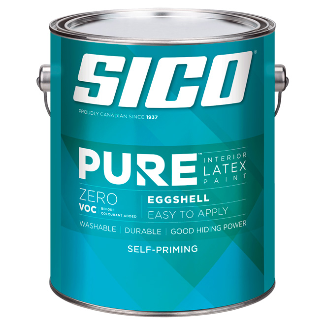 SICO Pure Interior Latex Paint Velvet/Eggshell Finish 3.78L