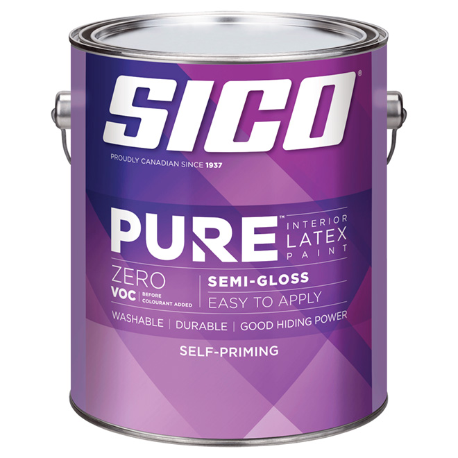 Sico Pure SelfPriming Paint Base Neutral 3.78 L SemiGloss RONA