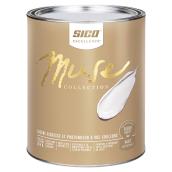 Peinture et apprêt d'intérieur Sico Muse, latex, 946 ml, mat atténué, blanc pur